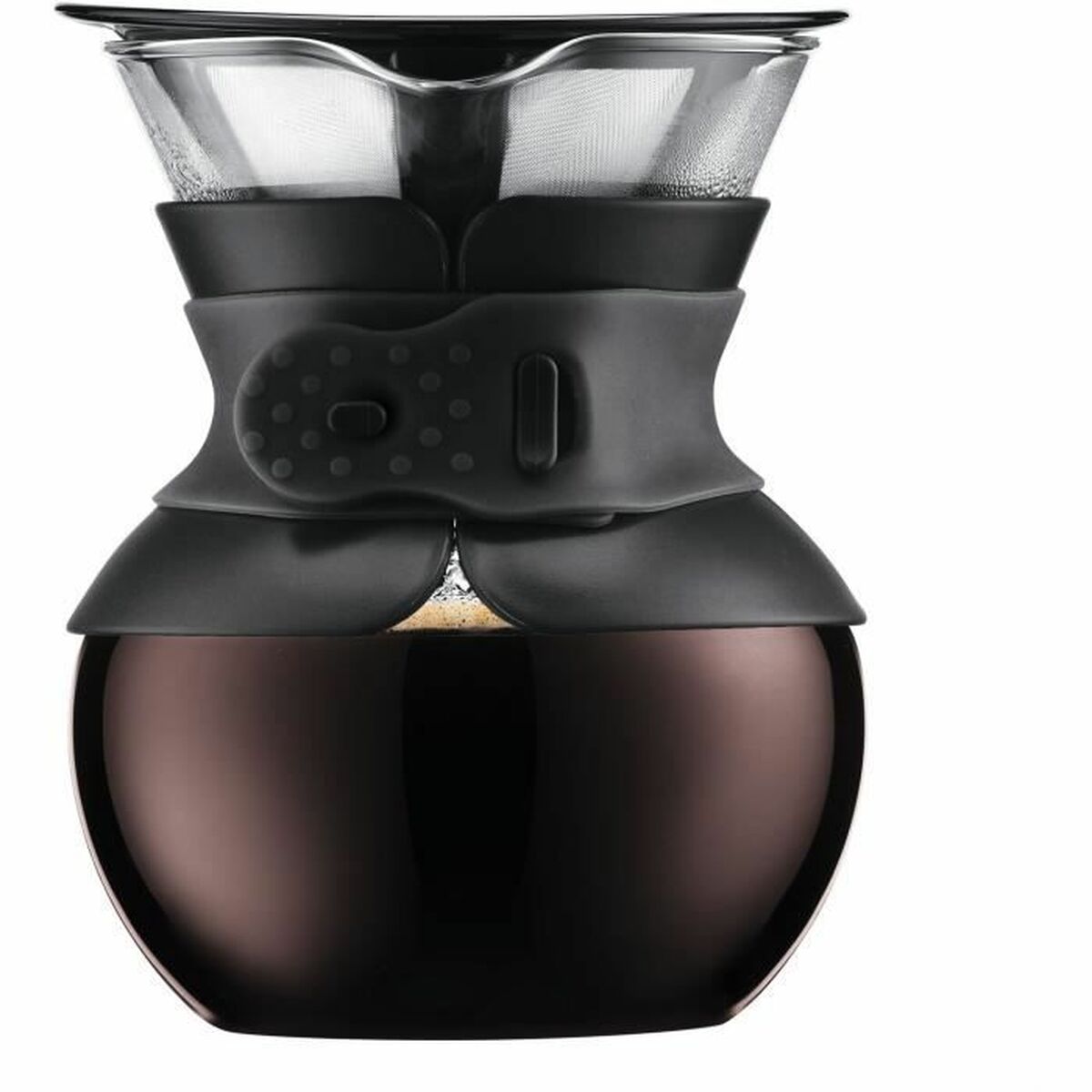 Cafetière with Plunger Bodum To Over Black 500 ml 8 Cups-0