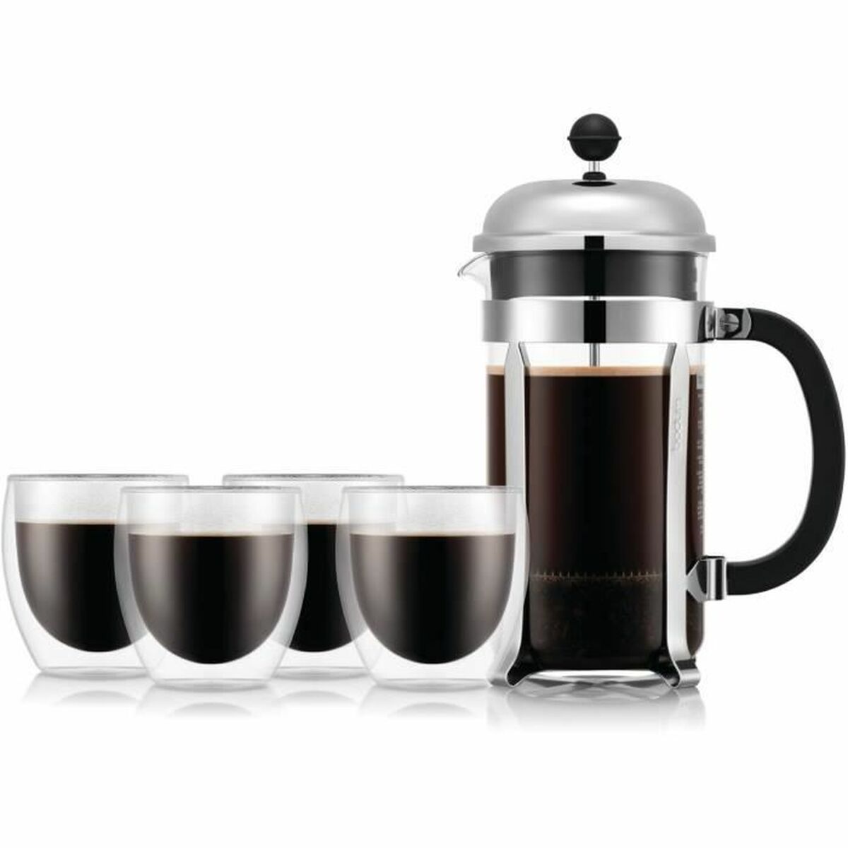 Cafetière with Plunger Bodum Transparent 1 L (8 Units)-0