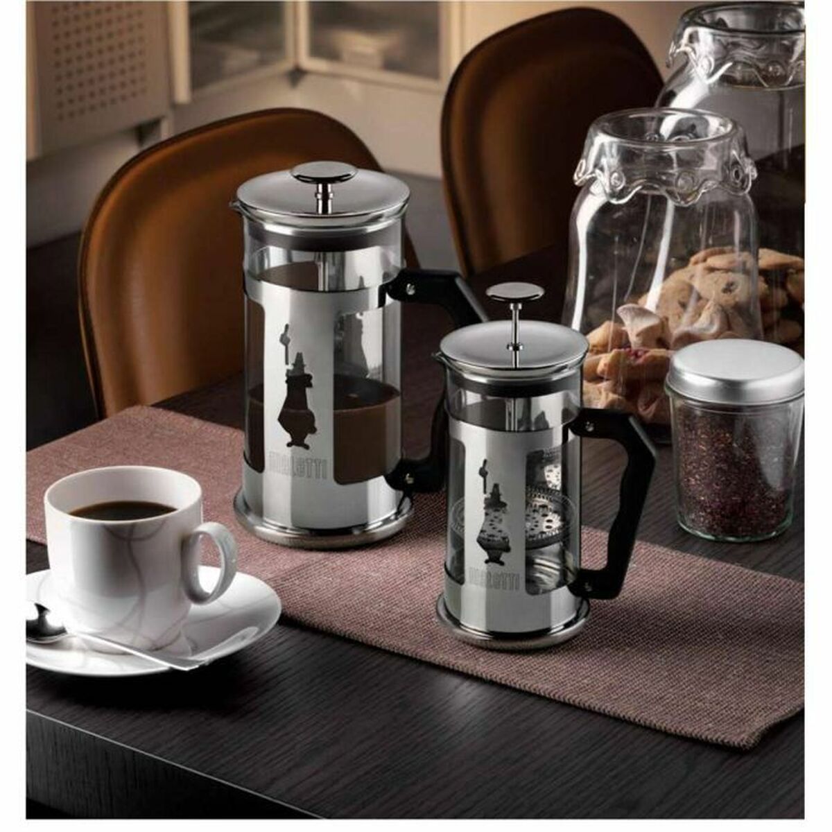 Cafetière with Plunger Bialetti French Press Aluminium Classic-1