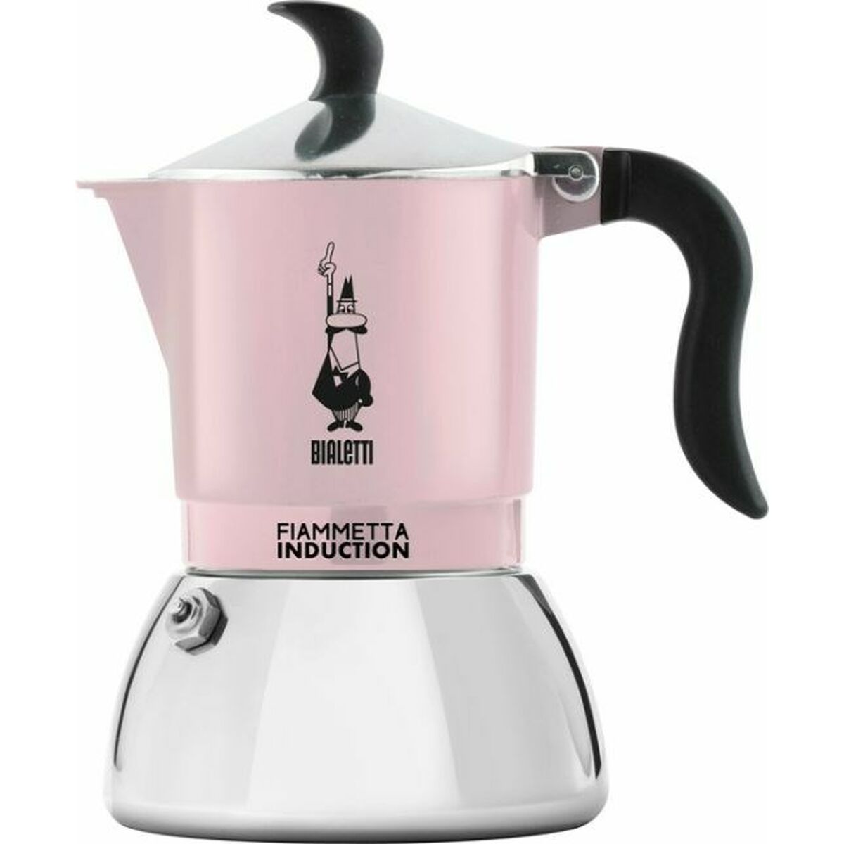 Italian Coffee Pot Bialetti 29592 Stainless steel Aluminium 4 Cups Pink-0