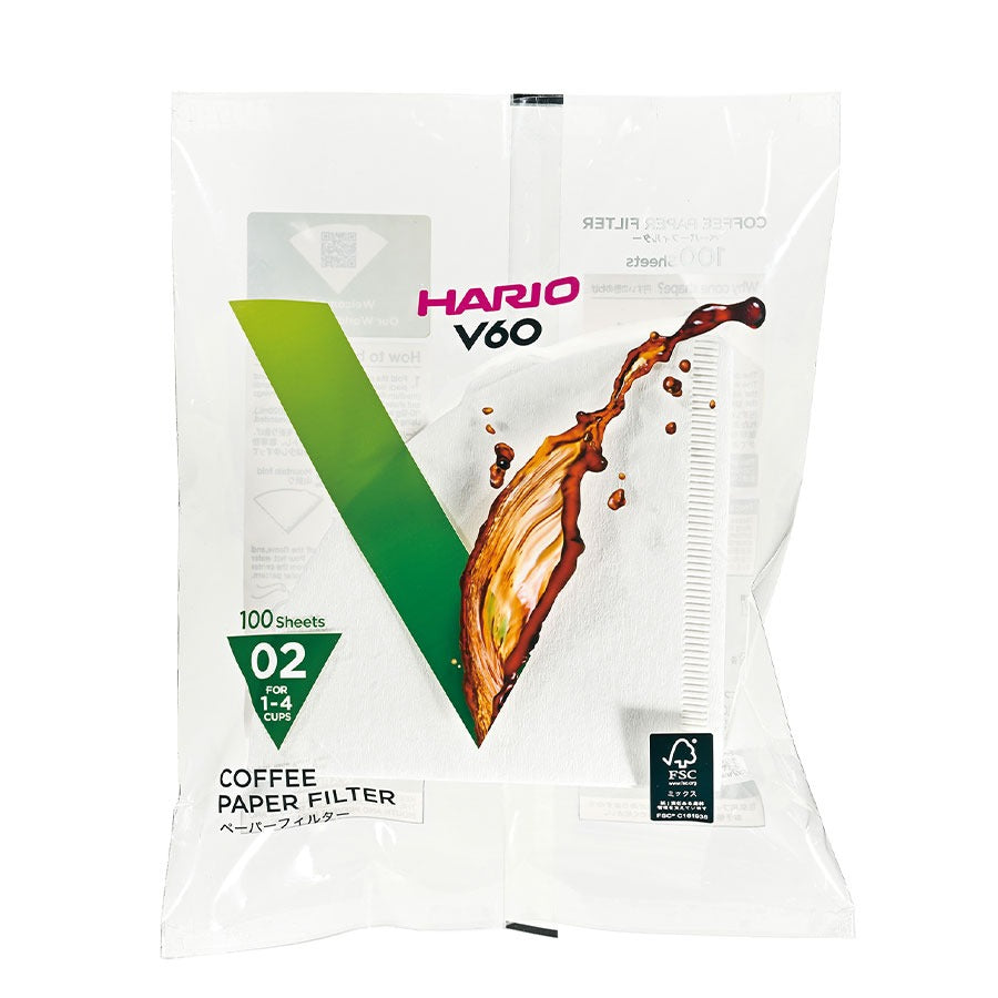 V60 Paper Filters 02 – 100 St. (Weiß)