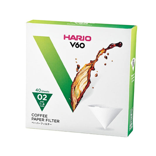 V60 Paper Filters 02 – 40 St. (Weiß)