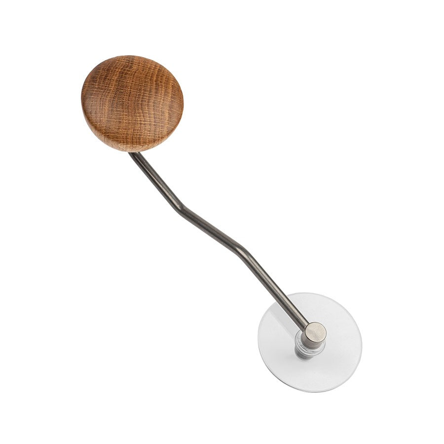 Comandante XXL Crank – Stainless Steel + Big Joe (Oak)