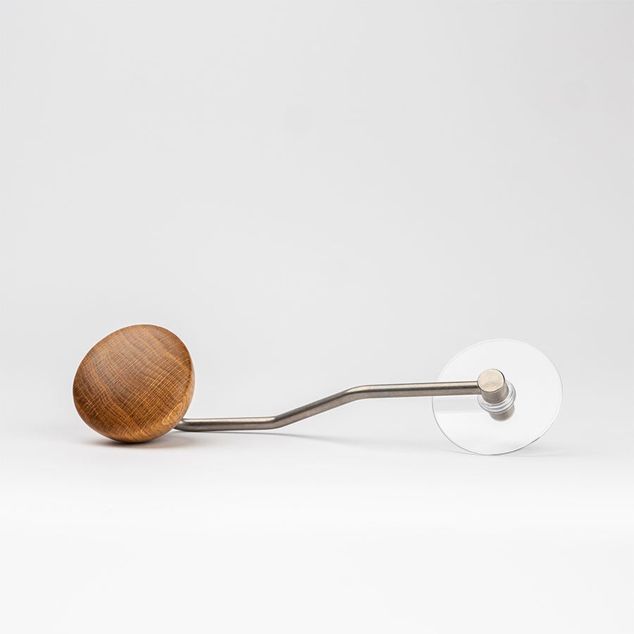 Comandante XXL Crank – Stainless Steel + Big Joe (Oak)
