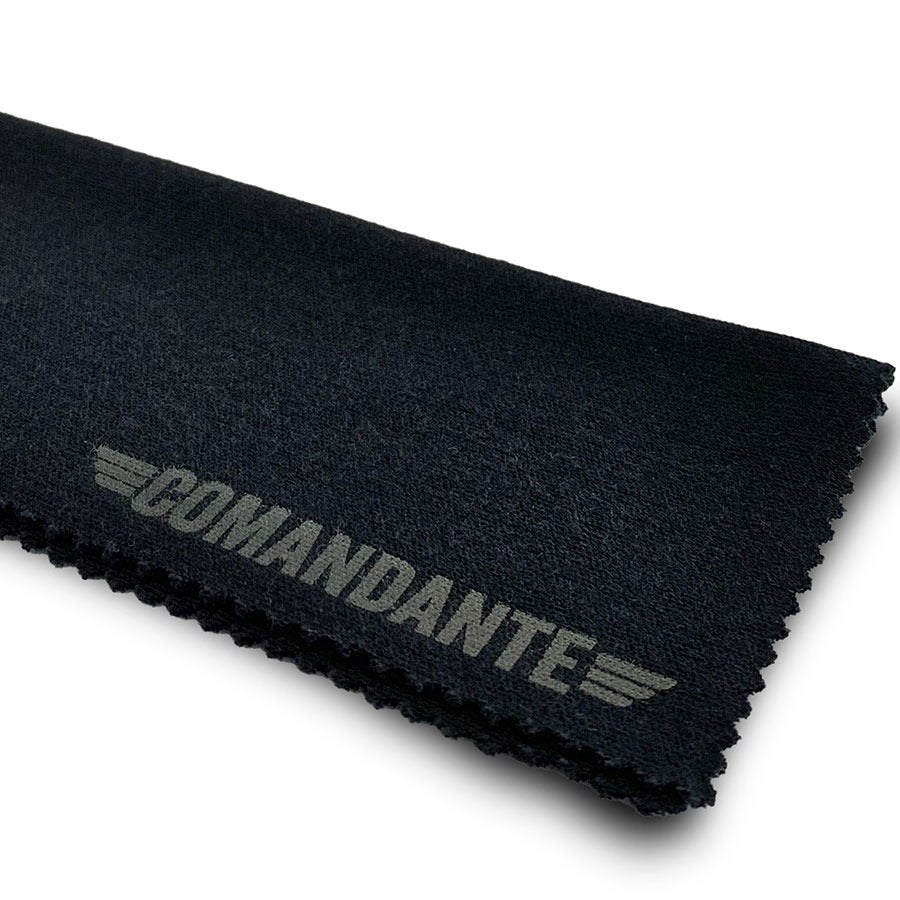 Comandante Cotton Cloth – Black (15x15 cm)