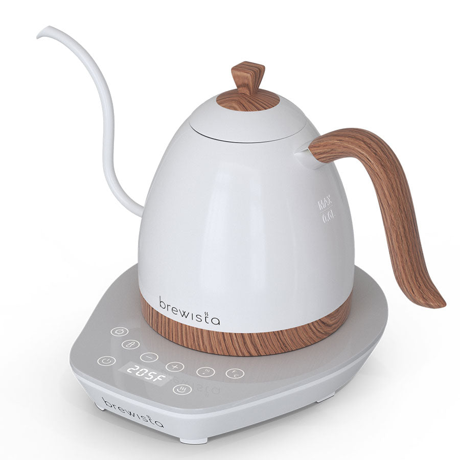 Brewista Artisan Gooseneck Kettle 0.6 L – Variable Temp (White)