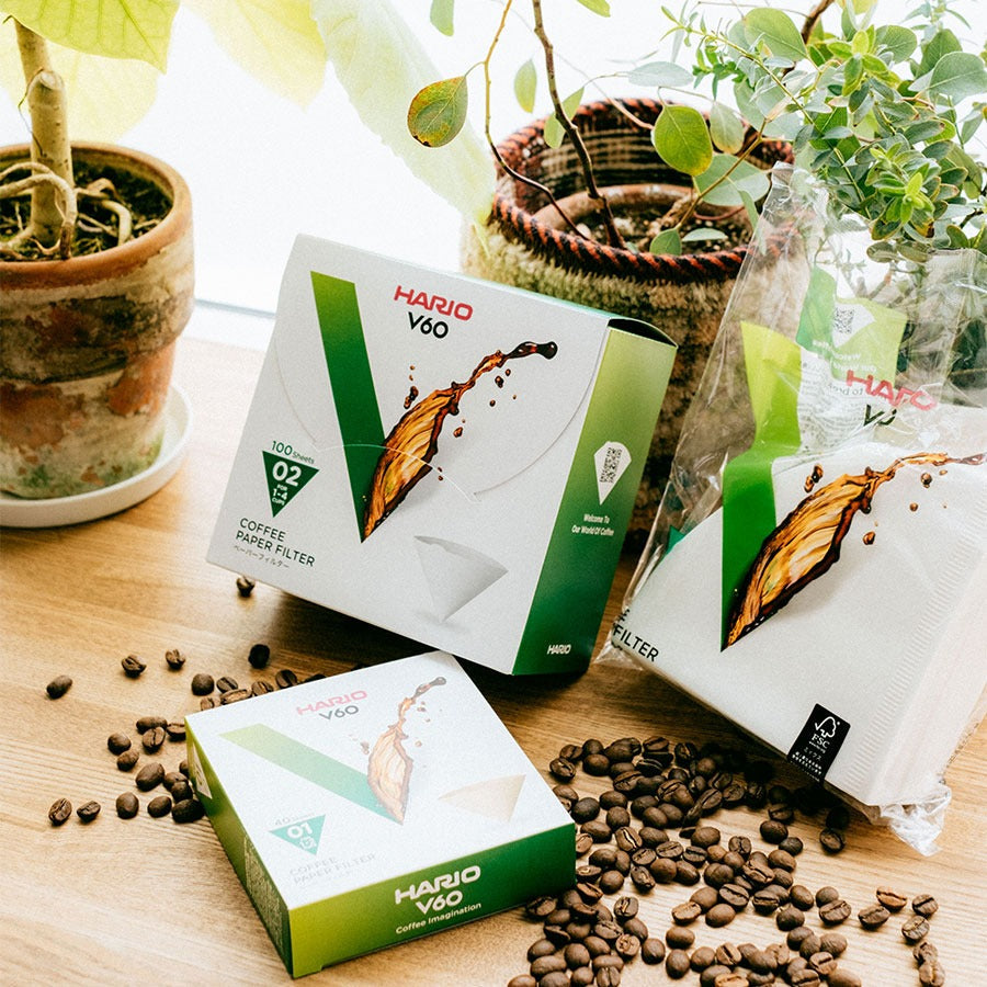 V60 Paper Filters 02 – 100 St. (Weiß)