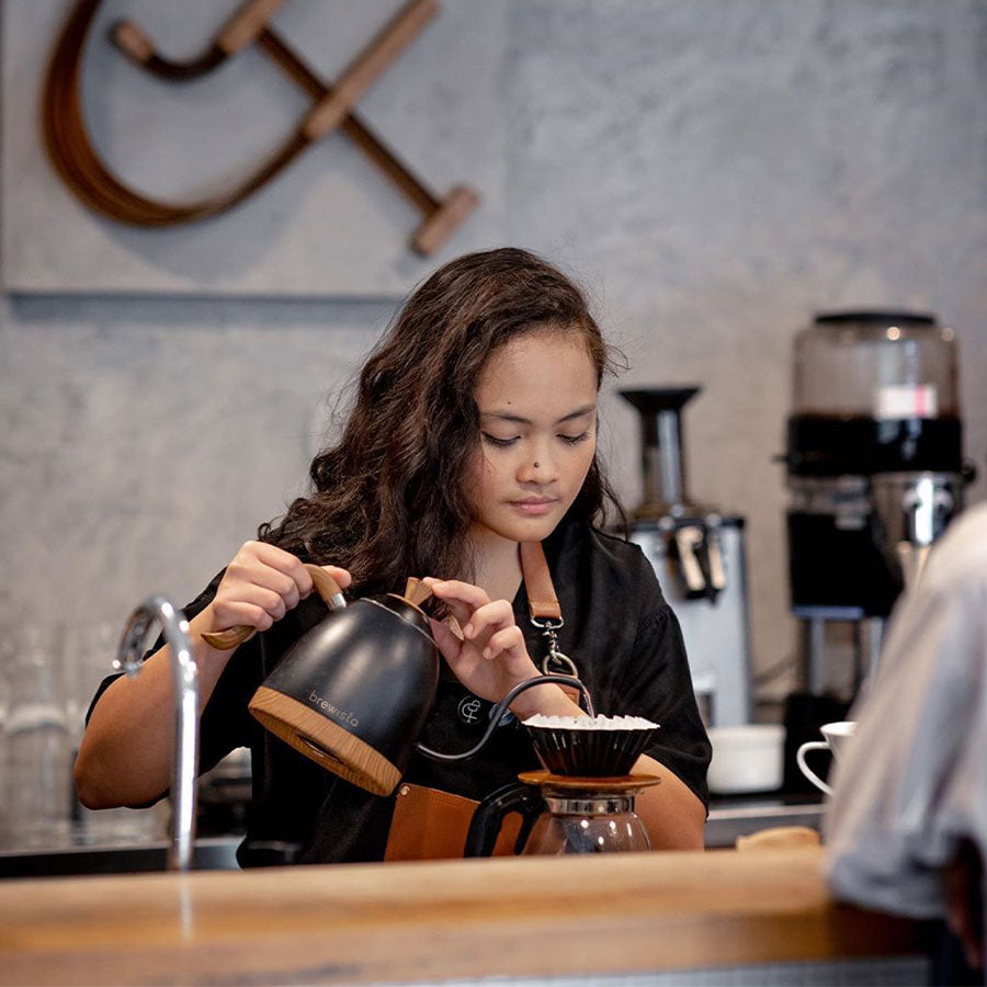 Brewista Artisan Gooseneck Kettle 0.6 L – Variable Temp (Matte Black)