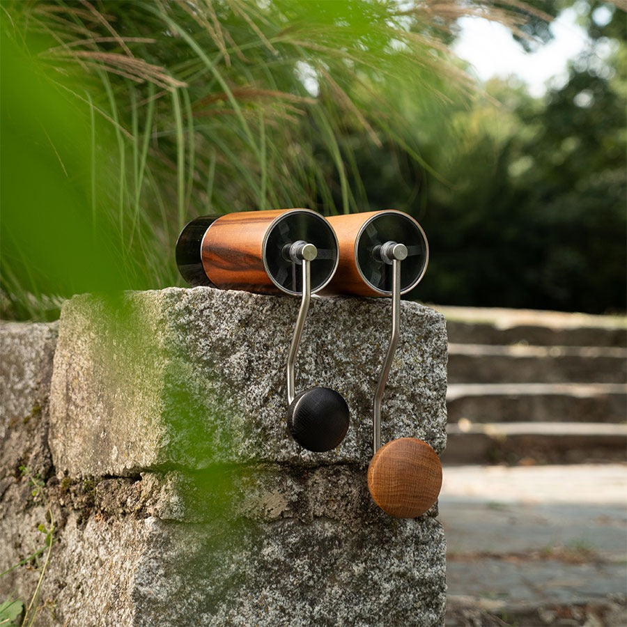 Comandante XXL Crank – Stainless Steel + Big Joe (Oak)