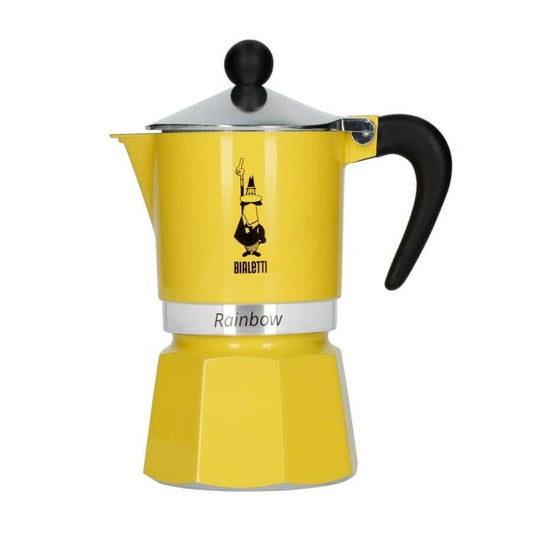 Italian Coffee Pot Bialetti 29583 Yellow Aluminium 140 ml-0