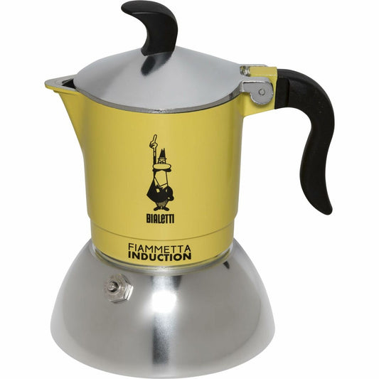 Italian Coffee Pot Bialetti 29588 Yellow Aluminium Steel 100 ml-0