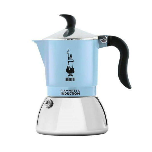 Italian Coffee Pot Bialetti 29587 Blue Aluminium Steel 100 ml-0