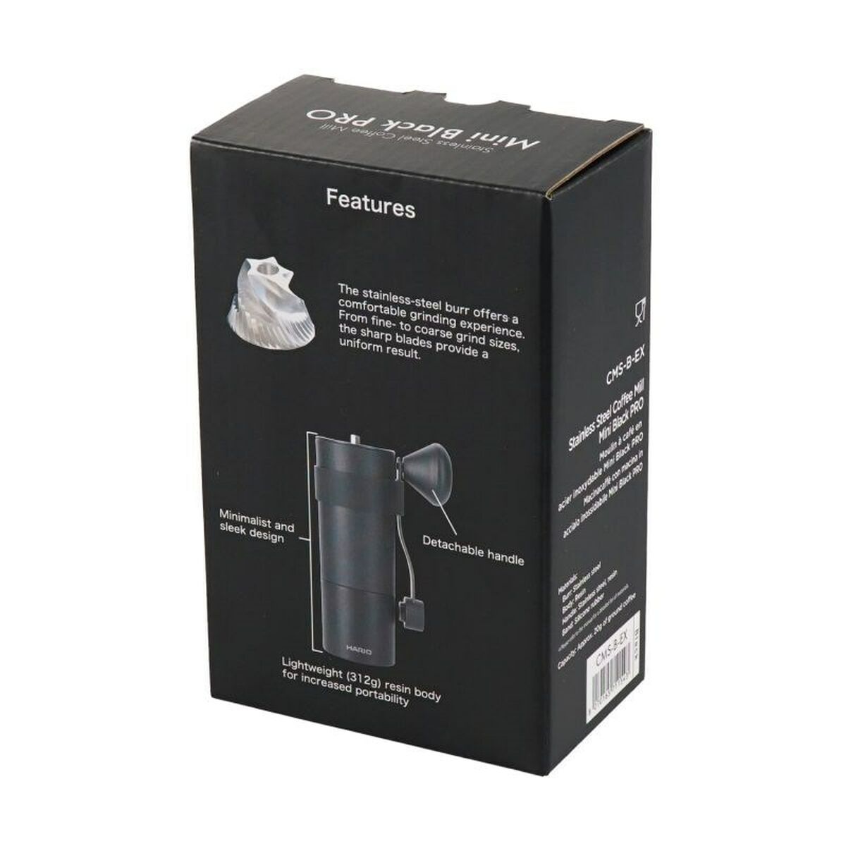 Electric Grinder Hario Mini Black Pro Black-3