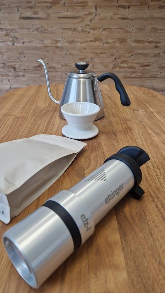 etz-I Handkaffeemühle – Mahlen ohne Statik (Regular & Trim)