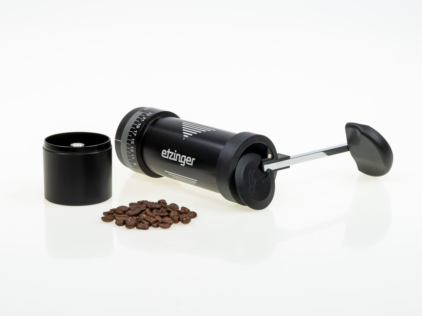 etz-I Handkaffeemühle – Mahlen ohne Statik (Regular & Trim)