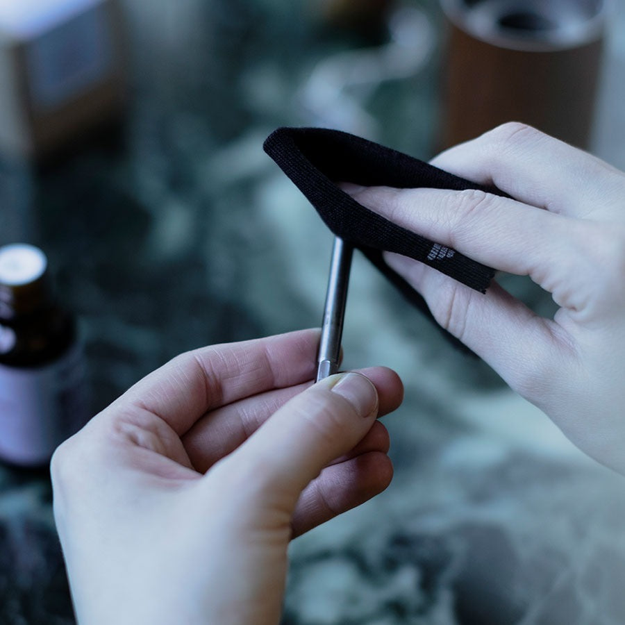 Comandante Cotton Cloth – Black (15x15 cm)