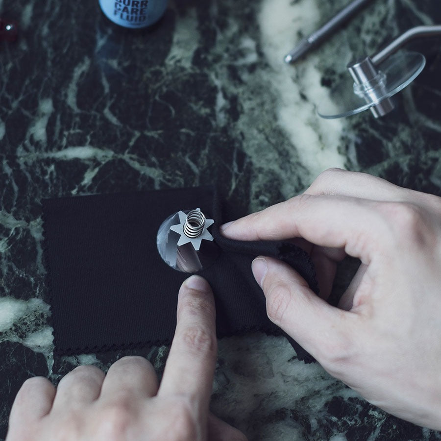 Comandante Cotton Cloth – Black (15x15 cm)