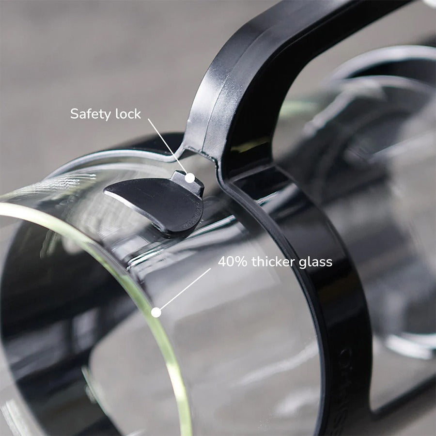 ESPRO P3 French Press (32 oz / ≈ 950 ml) – Glas, klare Tasse