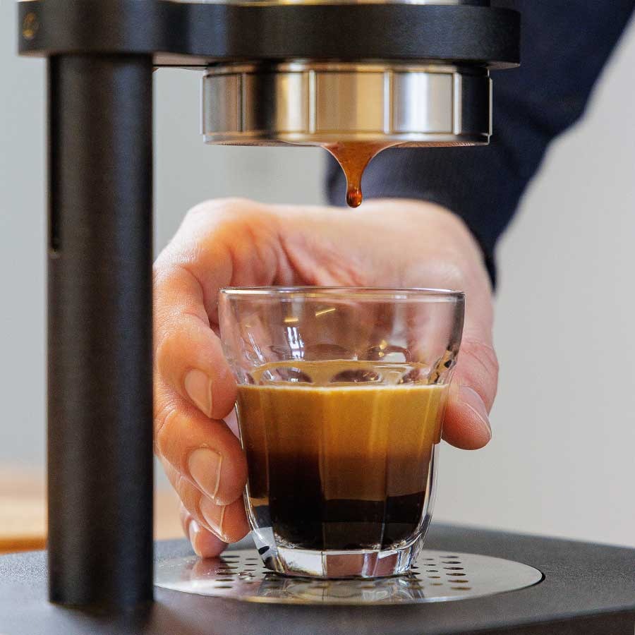Aram Espresso Maker – Manueller Espresso mit Manometer (inkl. Steel Support)