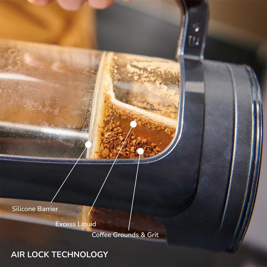 ESPRO P3 French Press (32 oz / ≈ 950 ml) – Glas, klare Tasse