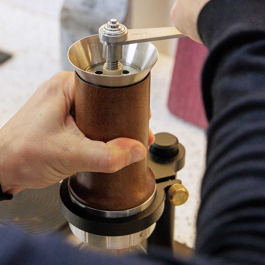 Aram Espresso Maker – Manueller Espresso mit Manometer (inkl. Steel Support)