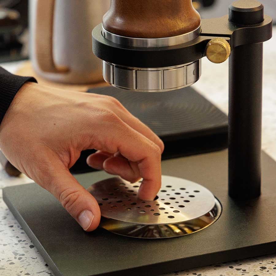 Aram Espresso Maker – Manueller Espresso mit Manometer (inkl. Steel Support)