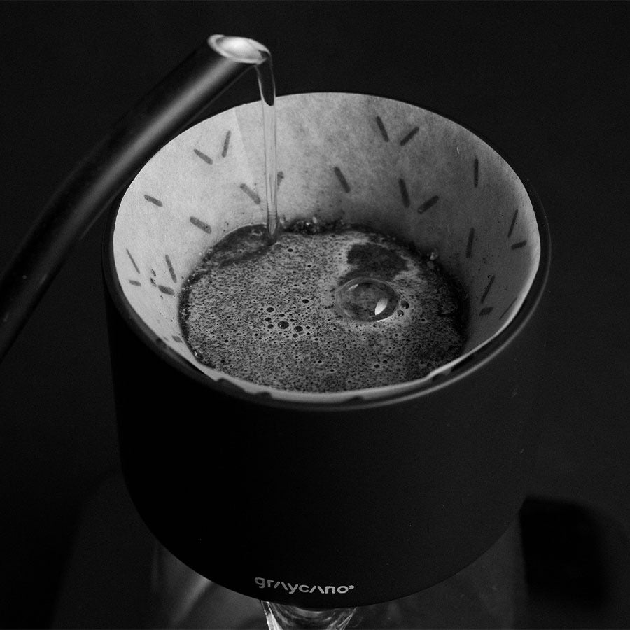 Graycano Dripper inkl. Volcano Sleeve – 2-in-1 Brühsystem